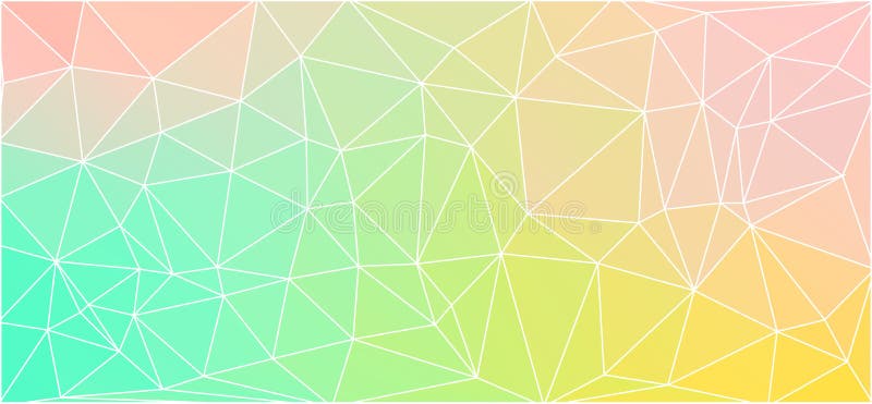 Lichte Kleur Vlakke Achtergrond Met Driehoeken Illustratie - of kleur, 227489162