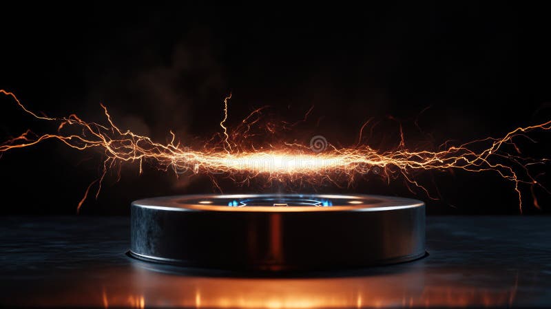 Lichtemission aus Gerätenähe. Lichtabstrahlung aus einem Gerät, ideal für den Einsatz in Technologie oder Produktwerbung generiert AI