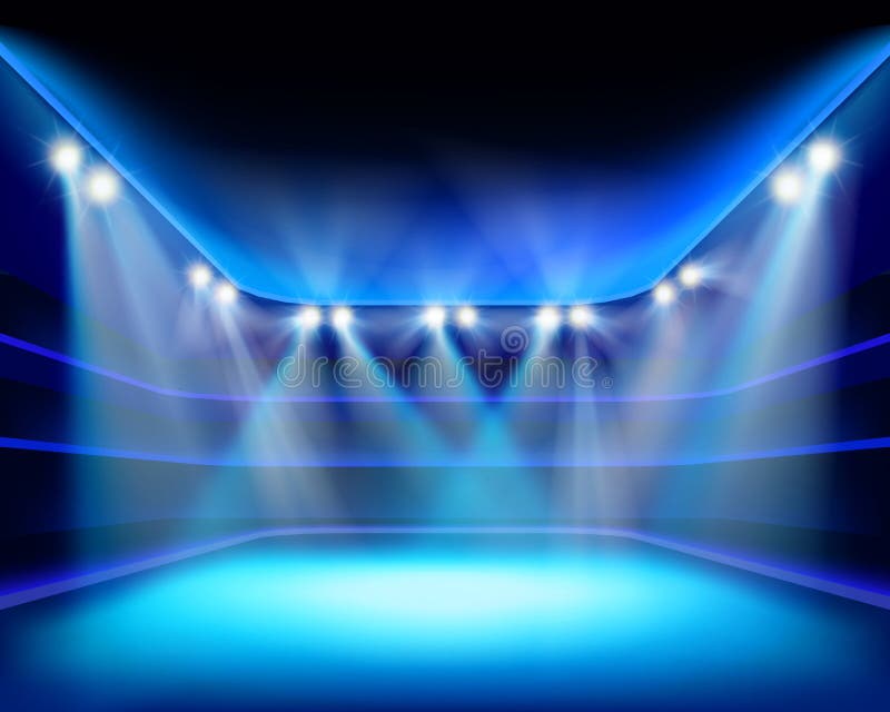 Lichten van stadion Vector illustratie stock illustratie Lichten van stadion Vector illustratie stock illustratie