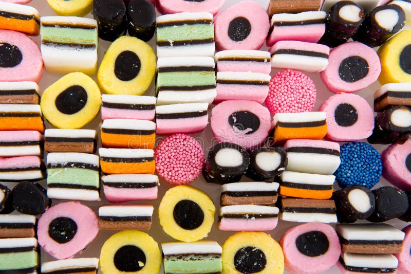 Licorice allsorts stock photo. Image of colored, stacked 9701936
