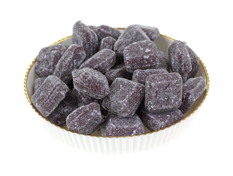 Licorice Hard Candy Squares Dish Angle Stock Photo Image of snack