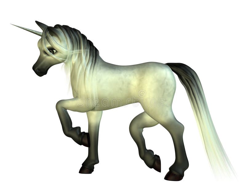 Licorne mignonne de Toon illustration libre de droits Licorne mignonne de Toon illustration libre de droits