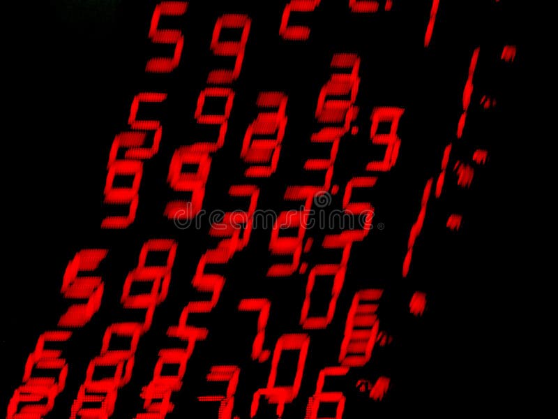 liczba czerwonych porusza się obrazy stock liczba czerwonych porusza się obrazy stock