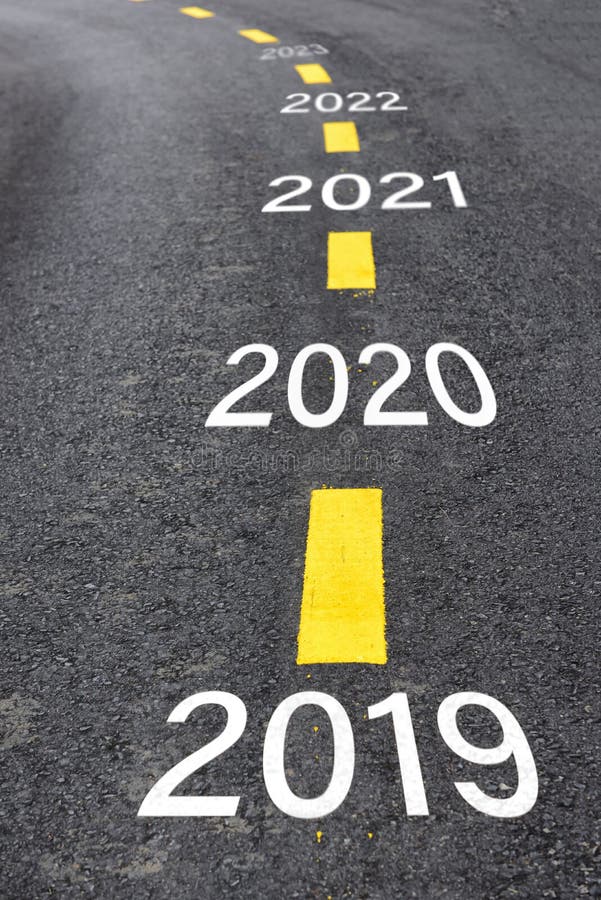 Liczba 2019, 2023 na asfaltowej drogowej powierzchni obrazy royalty free Liczba 2019, 2023 na asfaltowej drogowej powierzchni obrazy royalty free