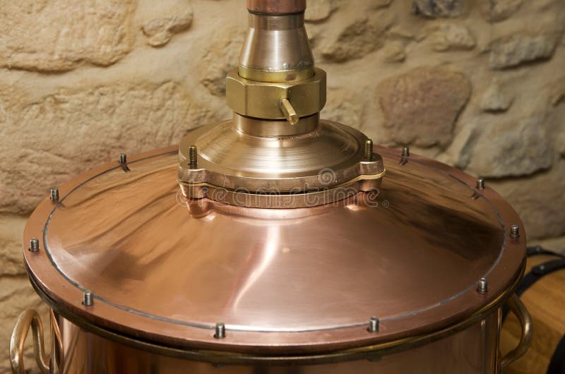 Lid of a Copper Pressure Cooker Stock Photo Image of kettle, closure