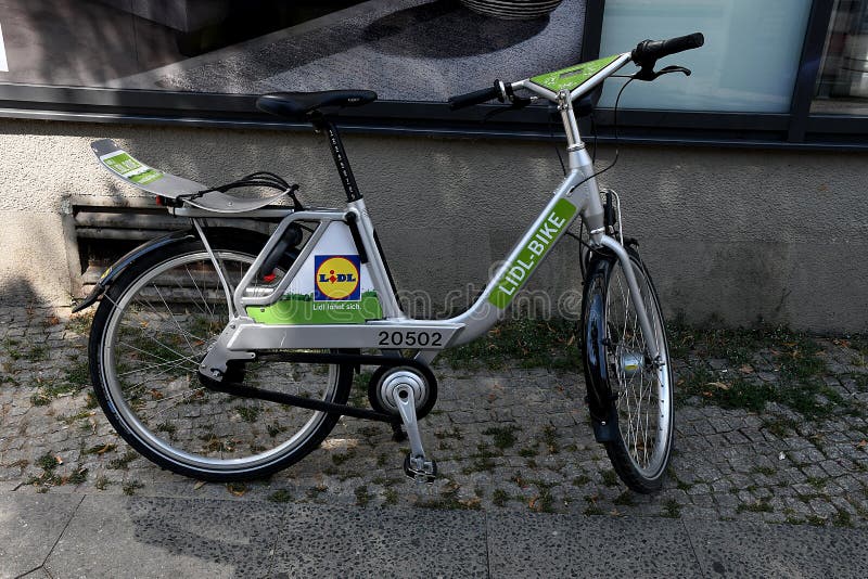 LIDLBIKE bewegliche APP redaktionelles stockfoto. Bild von entwickelt 92778108