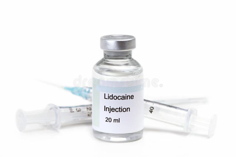 Lidocaine royalty free stock photos
