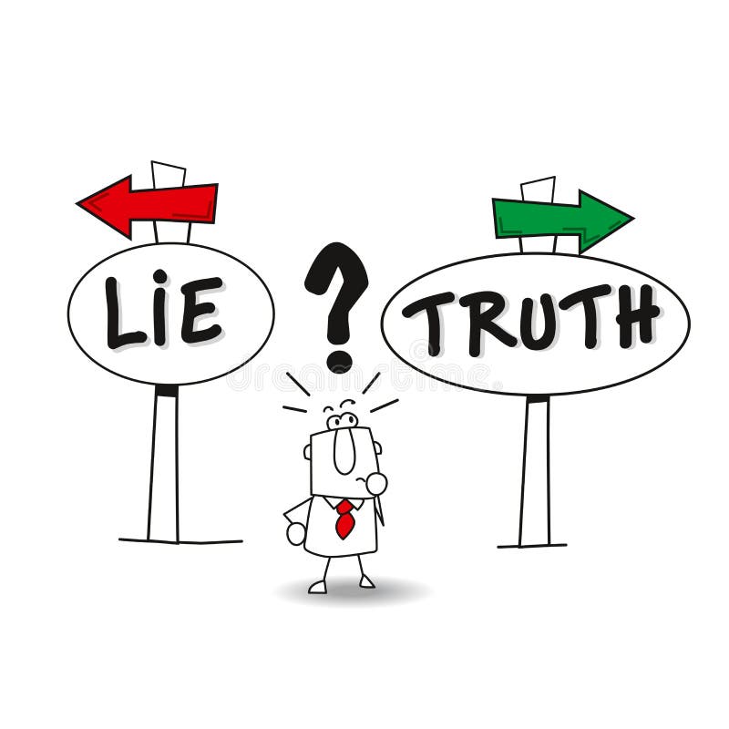 Lying Clipart