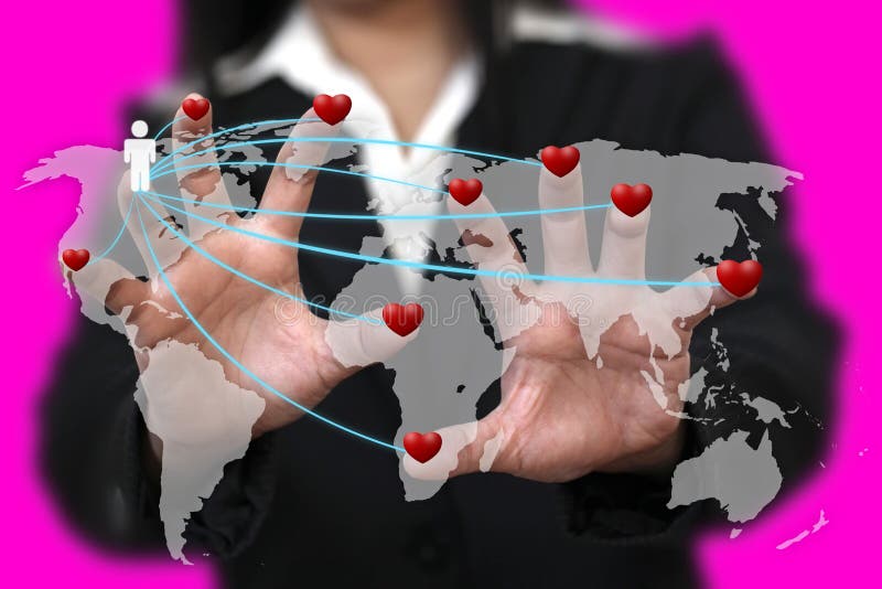 Liebe um die Welt lizenzfreie abbildung Liebe um die Welt lizenzfreie abbildung
