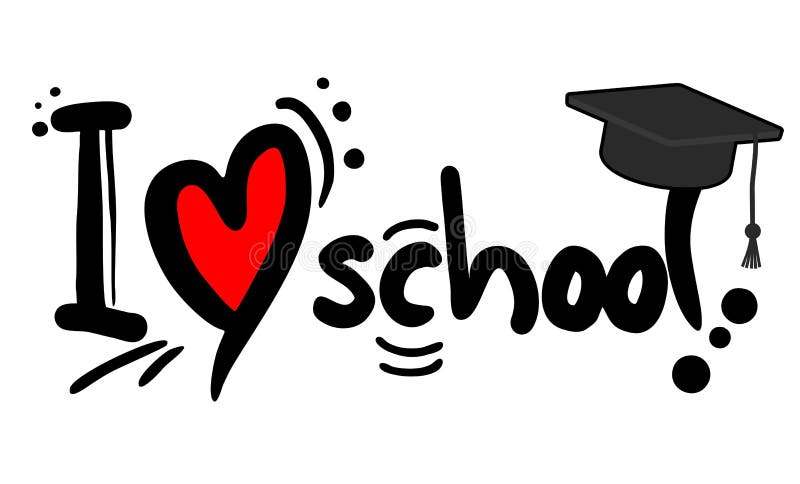 Liefdeschool royalty-vrije illustratie Liefdeschool royalty-vrije illustratie
