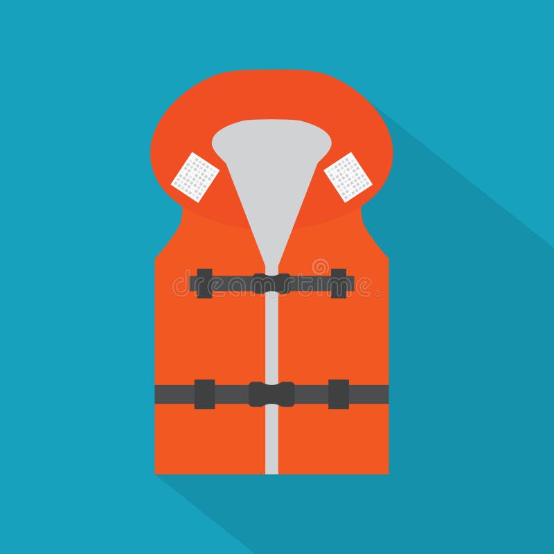 Life Jacket with Reflective Elements Icon Stock Vector - Illustration ...