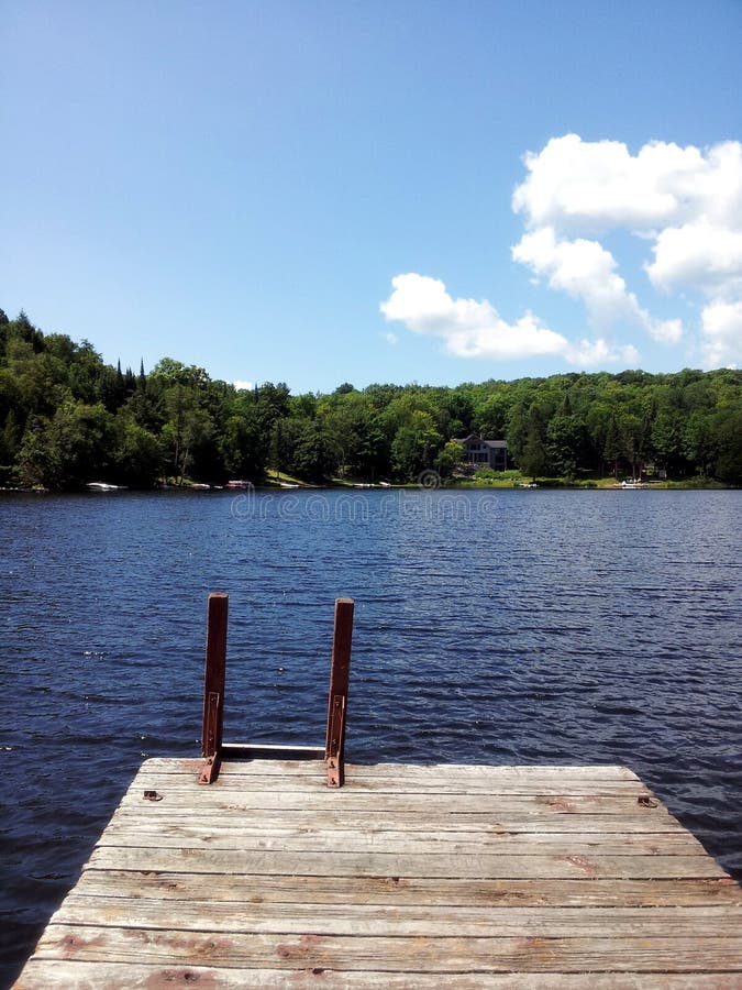 Life in the Muskokas stock image. Image of docks, getaway - 195386605