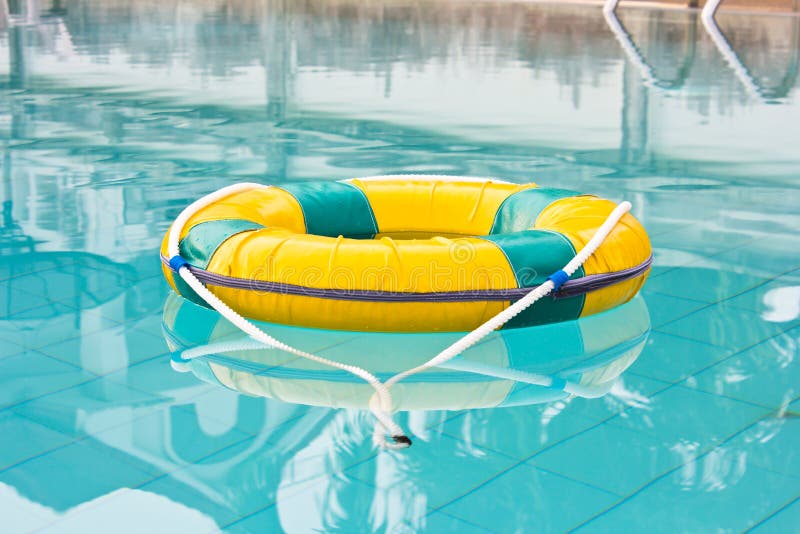 Life preserver floating stock photo. Image of circle 34561934