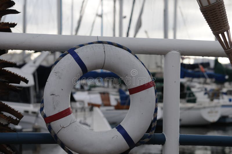 Ship Life Preserver ring stock image. Image of boating 47775911