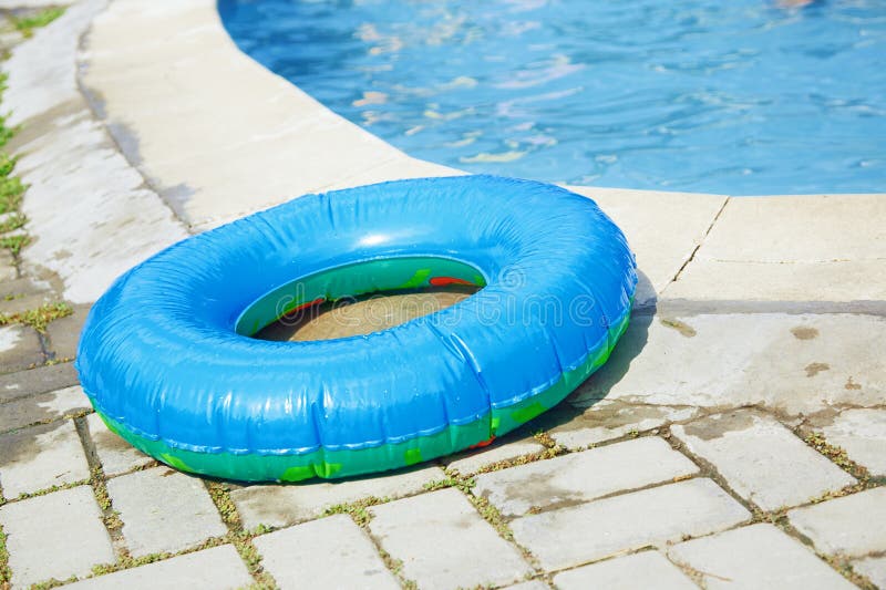Life Ring at the Swimming Pool Stock Image Image of equipment