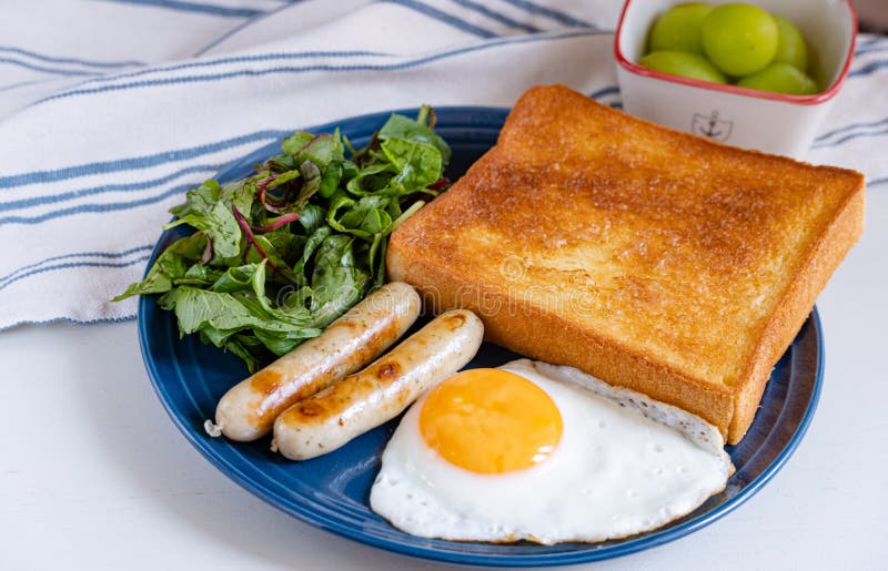 Toast bread for breakfast stock image. Image of drink 194835803