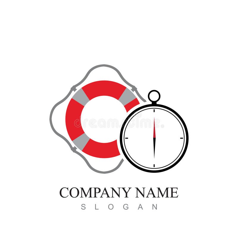 Lifebuoy Logo,Symbol & Icon Vector Template Stock Vector Illustration