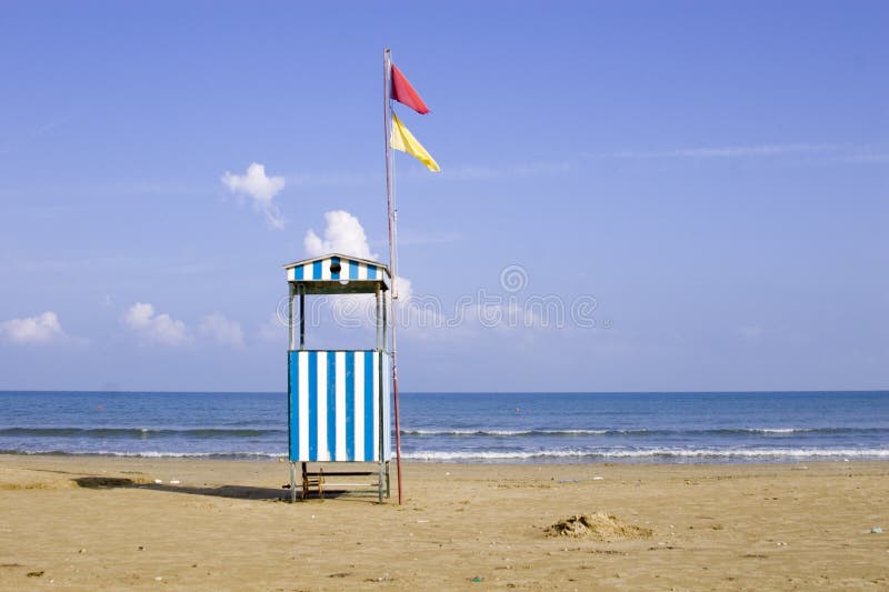 Lifeguard hut