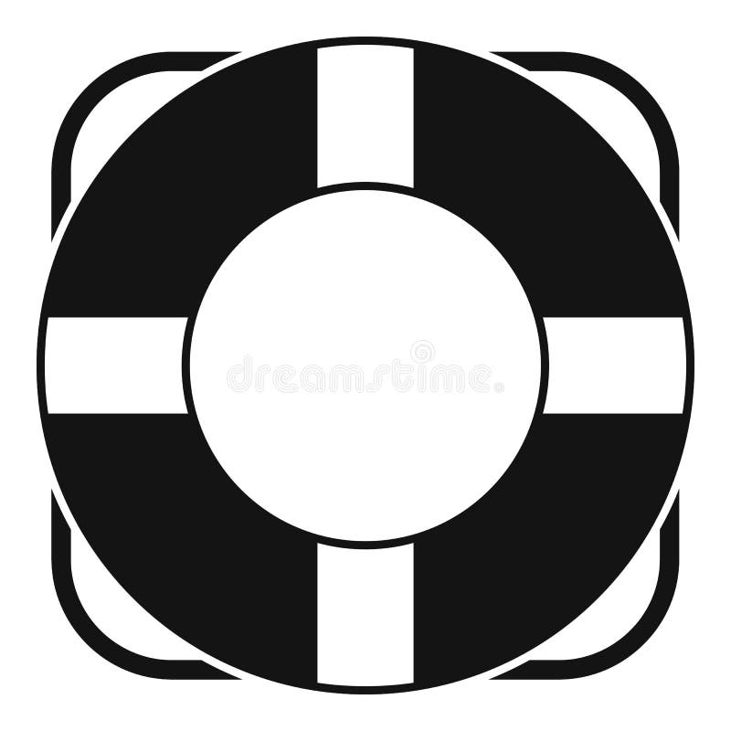 Lifeline Icon, Outline Style Stock Illustration - Illustration of ...