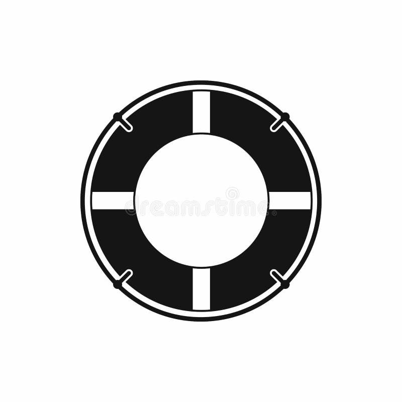 Lifeline Icon, Simple Style Stock Vector - Illustration of safety ...