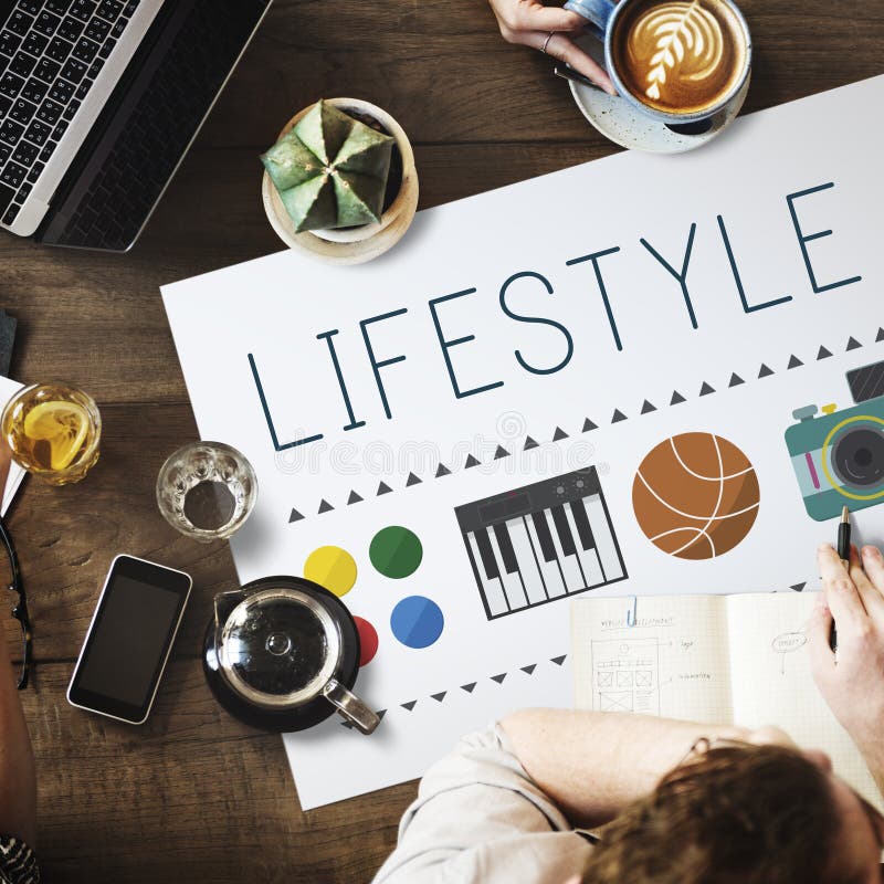 Lifestyle Culture Habits Hobbies Interests Life Concept Stock Photo