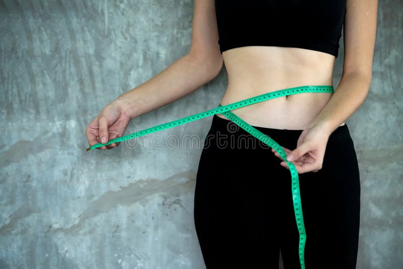 Fitness Body And A Thin Waist Stock Photo, Picture and Royalty