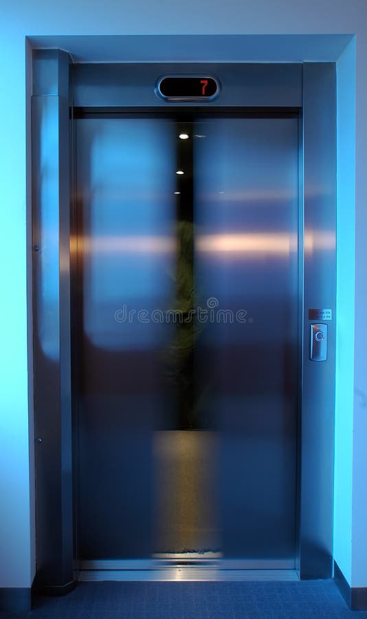 Closing elevator doors stock photo. Image of opening, elevator 2776182