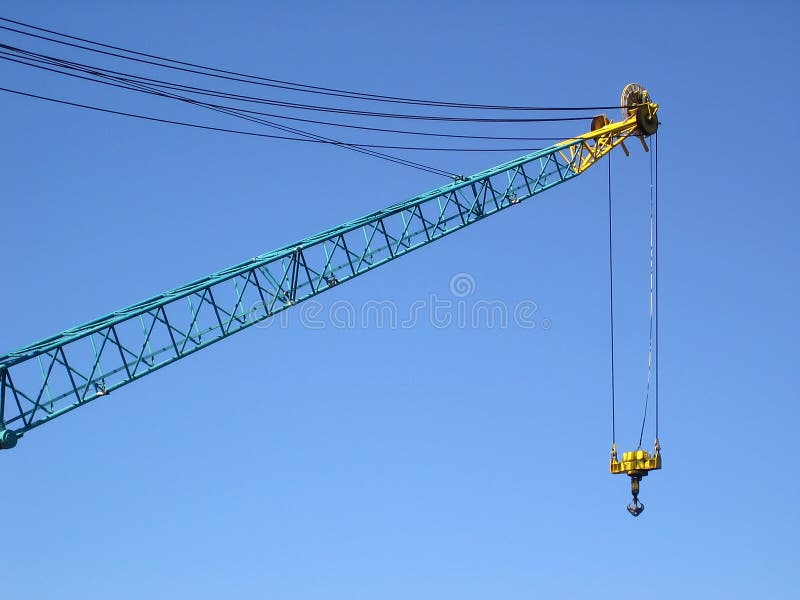 Crane Hook with Aluminum Cargo Stock Image Image of crane, hook 3785083