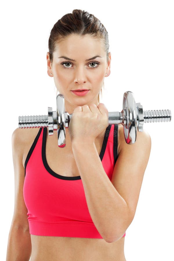 Lifting weights stock image. Image of standing, healthy 26181321