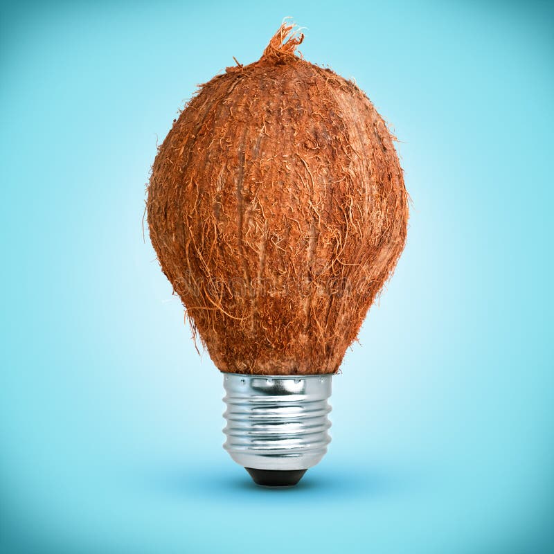 Lighr bulb stock photo. Image of fruit, energy, design 40364620