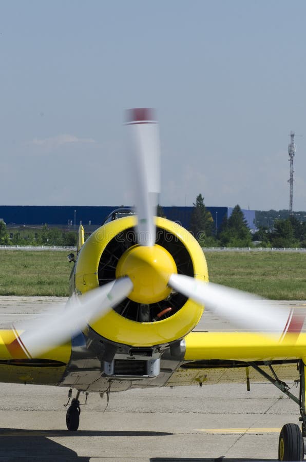 Light aircraft propeller stock image. Image of aircraft 41818079