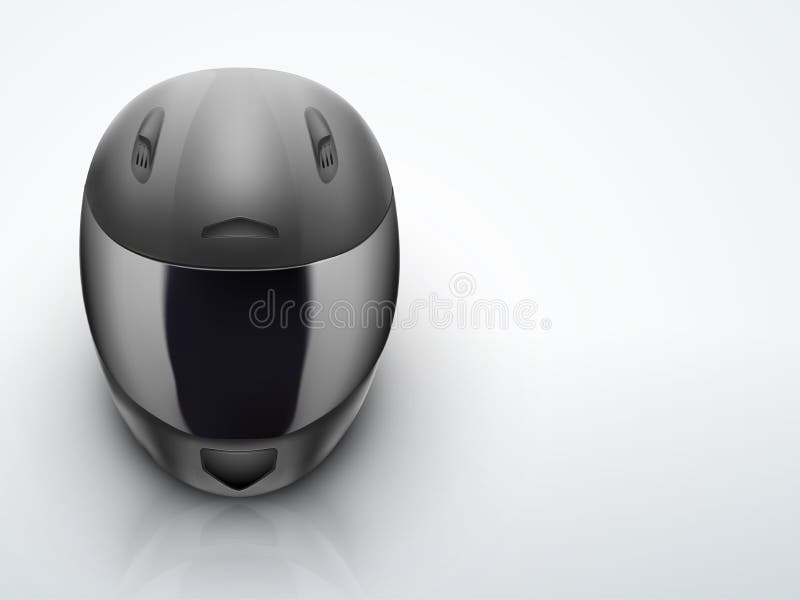 Light Background High quality black motorcycle vector illustration