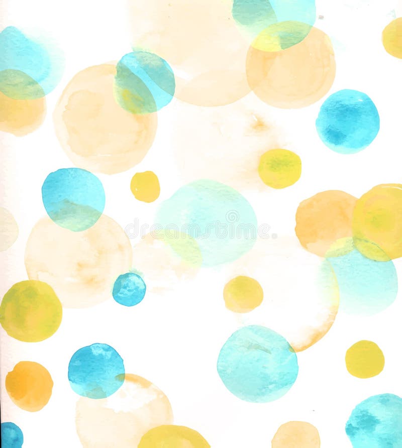 Light background with watercolor circles, orange vector illustration Light background with watercolor circles, orange vector illustration