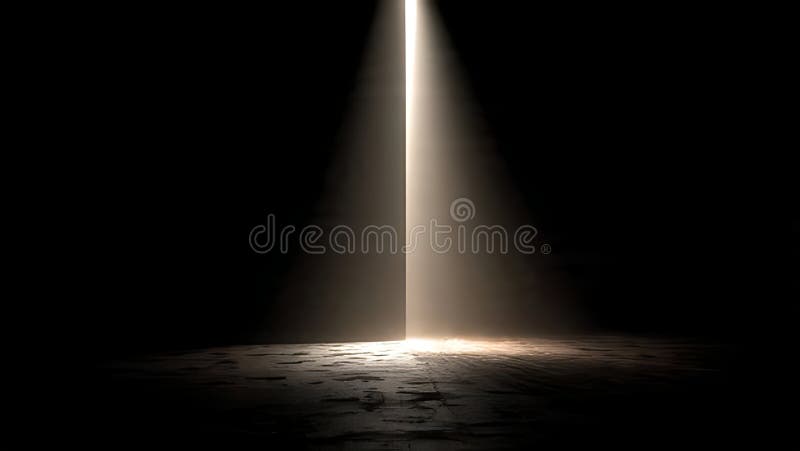 Light Beam On Bubbles () vector illustration.