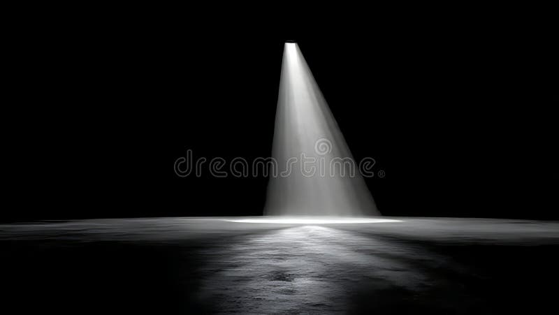 Light Beam On Bubbles () royalty free illustration.