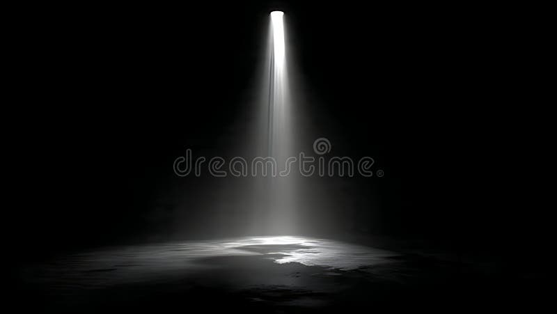 Light Beam On Bubbles () stock illustration.