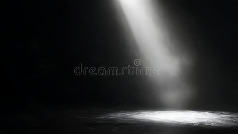 Light Beam On Bubbles () vector illustration.