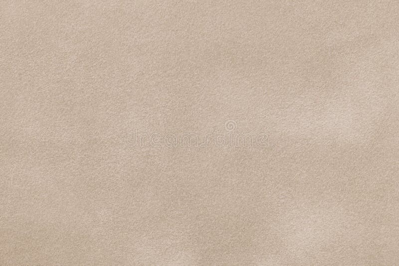 Light Beige Matt Suede Fabric Closeup. Velvet Texture of Felt Stock ...