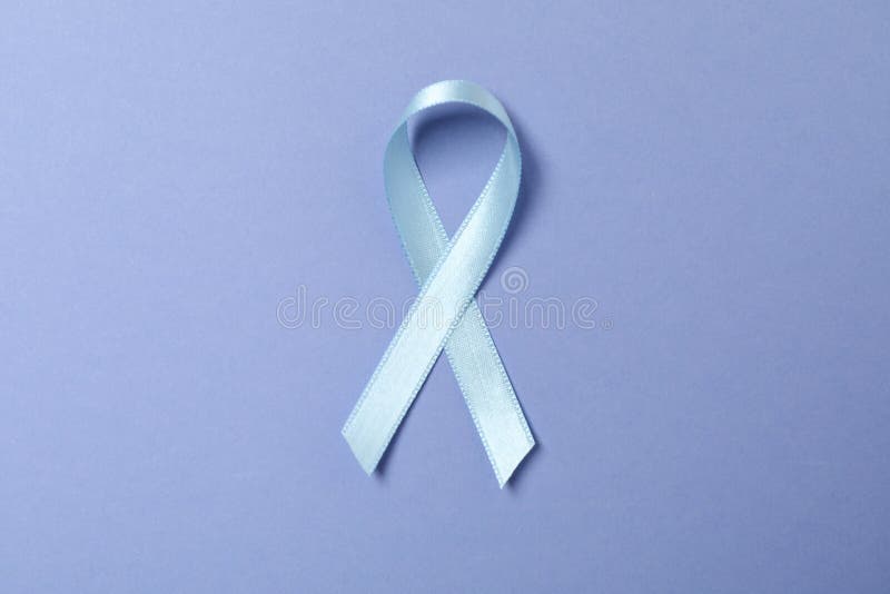Light blue awareness ribbon Stock Photo by ©olesia 85457808