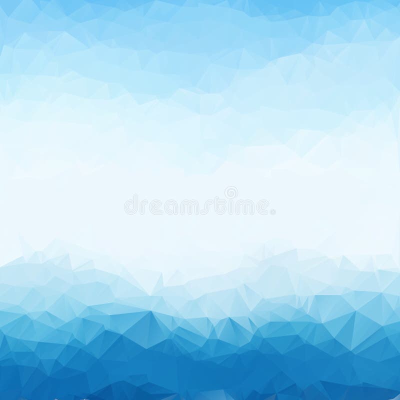 Light blue bright triangle polygon background frame. Abstract Geometrical Backdrop. Geometric design for business royalty free illustration