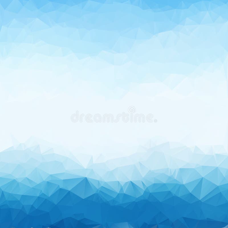 Light blue bright triangle polygon background frame. Abstract Geometrical Backdrop. Geometric design for business