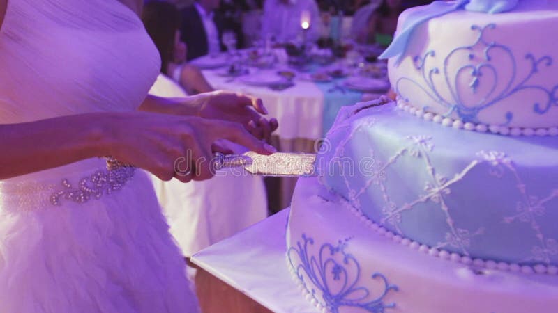 Light blue cake