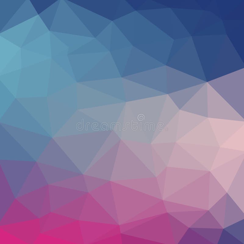 Light blue cool vector Low poly crystal background. Polygon design