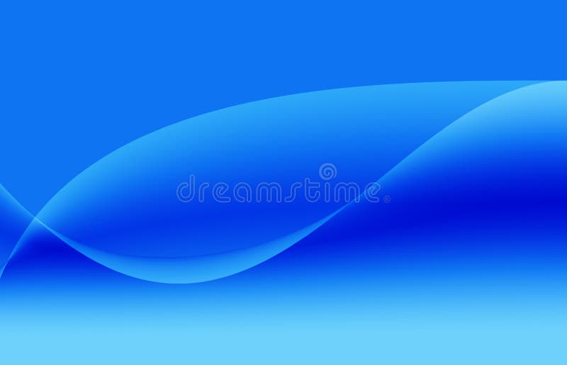 Light blue gradient or shadow abstract science background with curved pattern graphic. Wave flow shape design create decoration stock illustration