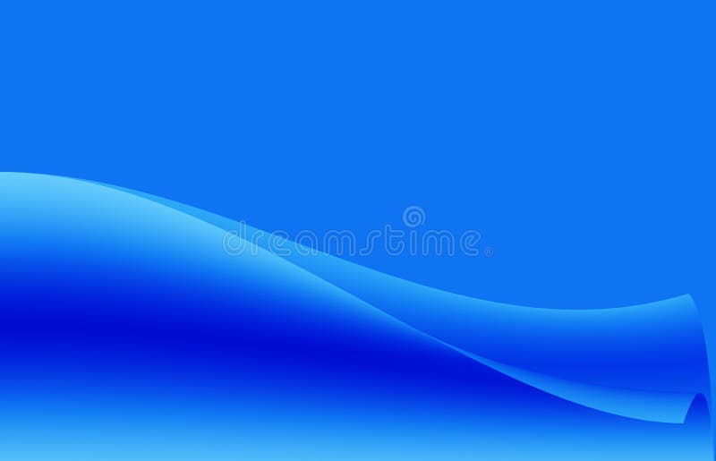 Light blue gradient or shadow abstract science background with curved pattern graphic. Wave flow shape design create decoration royalty free illustration