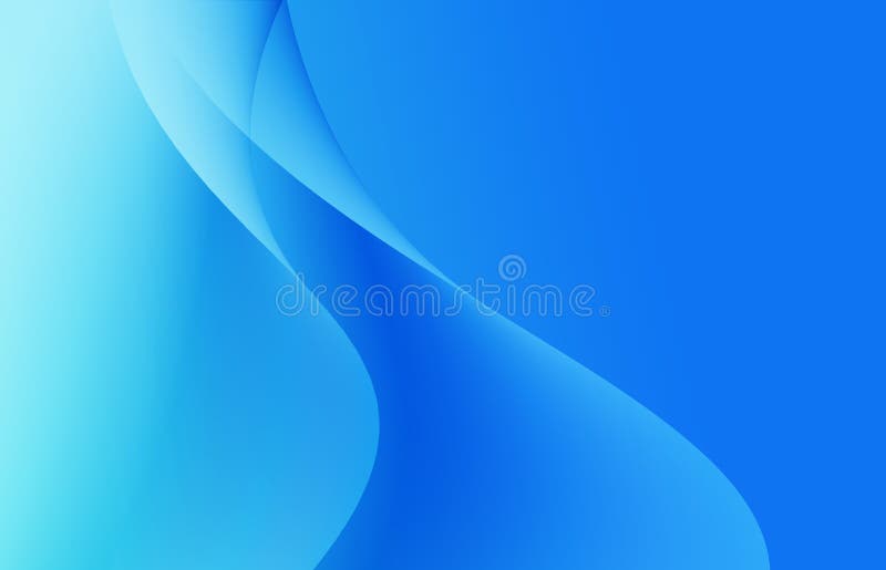 Light blue gradient or shadow abstract science background with curved pattern graphic. Wave flow shape design create decoration vector illustration