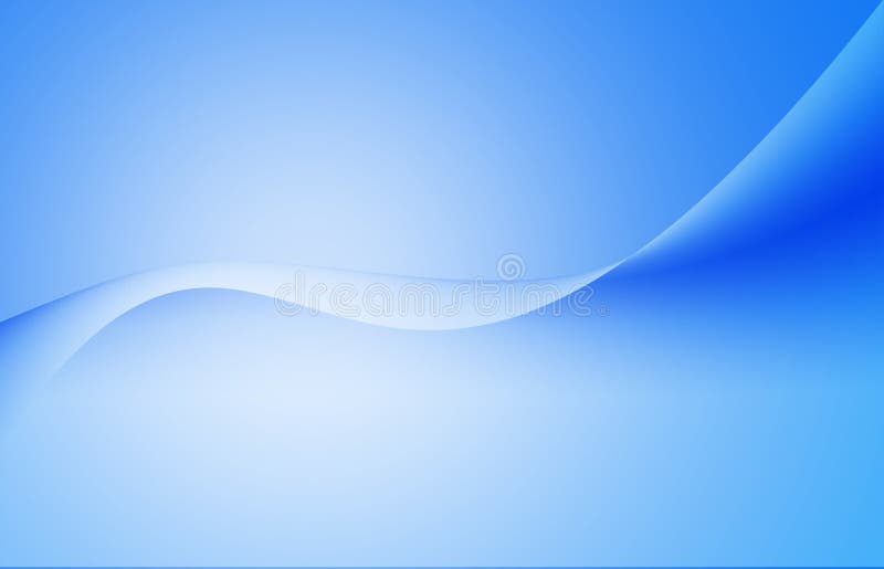 Light blue gradient or shadow abstract science background with curved pattern graphic. Wave flow shape design create decoration royalty free illustration