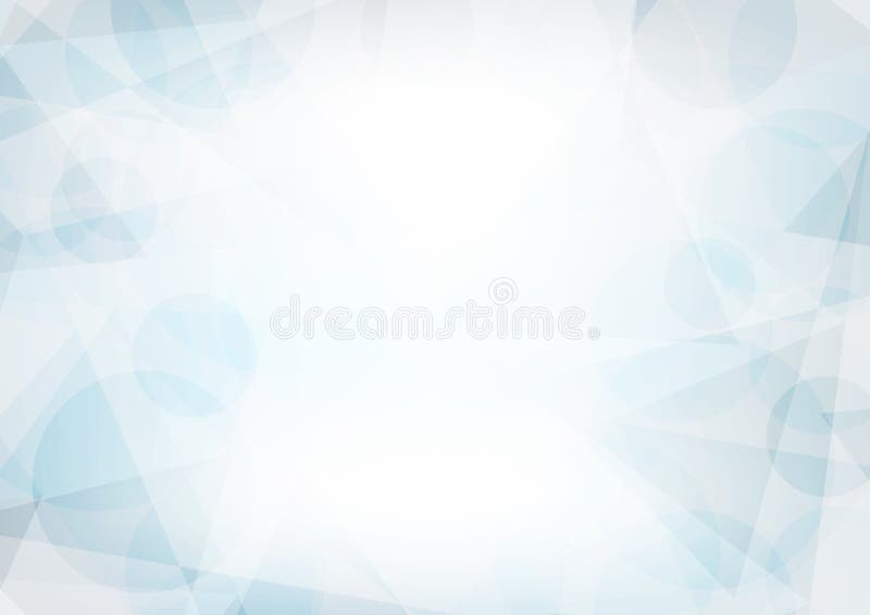 Light Blue and Grey Background Textured by Circles and Triangles