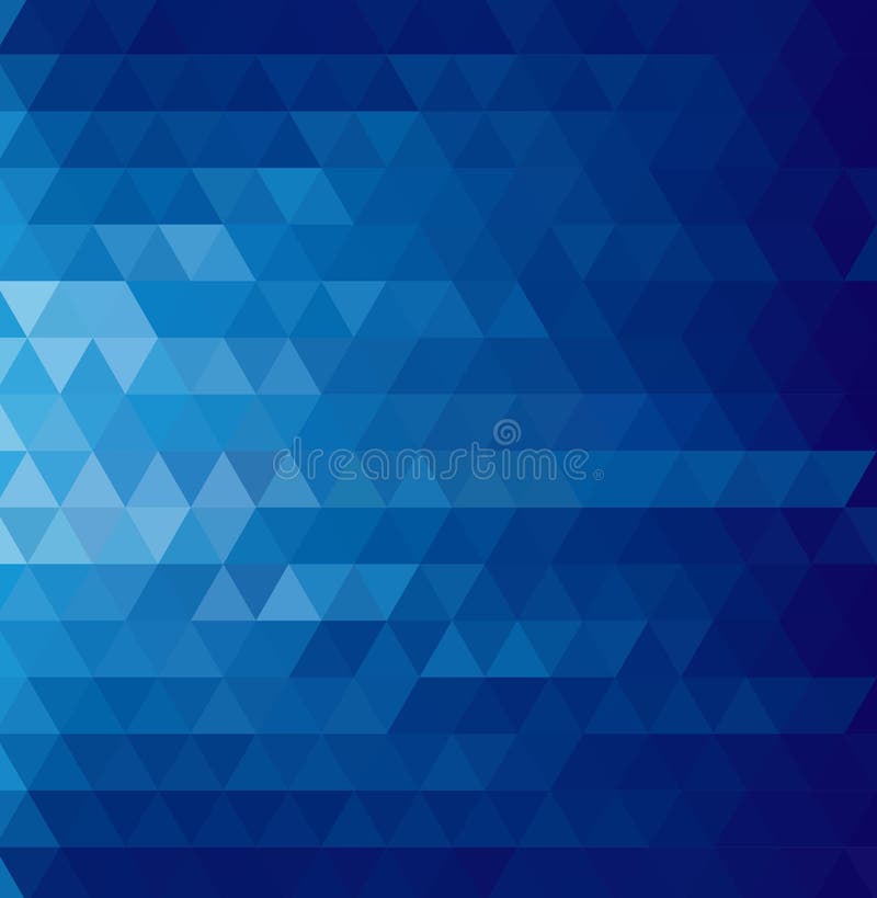 Light BLUE Pattern. triangular template. Geometric sample. Repeating routine with triangle shapes. royalty free illustration