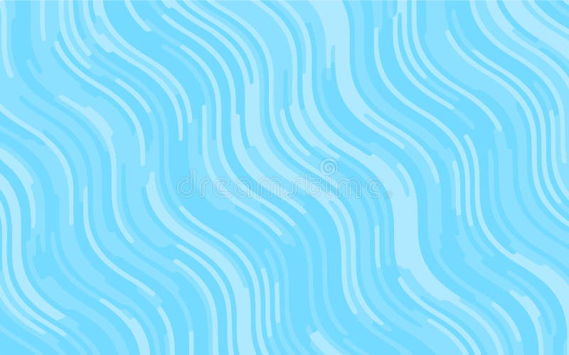 Blue Pattern with Wavy Lines. Modern Minimalist Design. Vector Illustration Stock Vector - Illustration of energy, fashion: 119177848